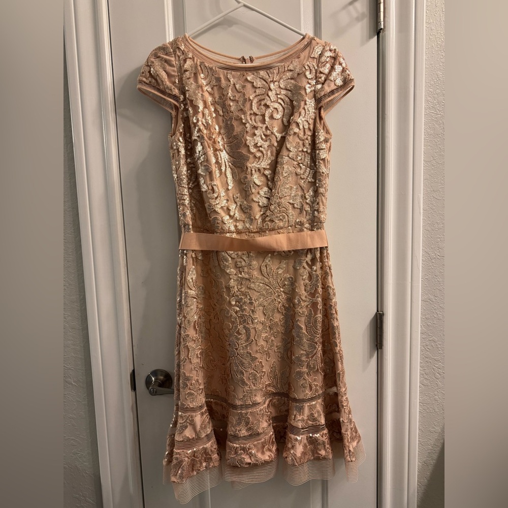 Blush Tadashi Soji dress